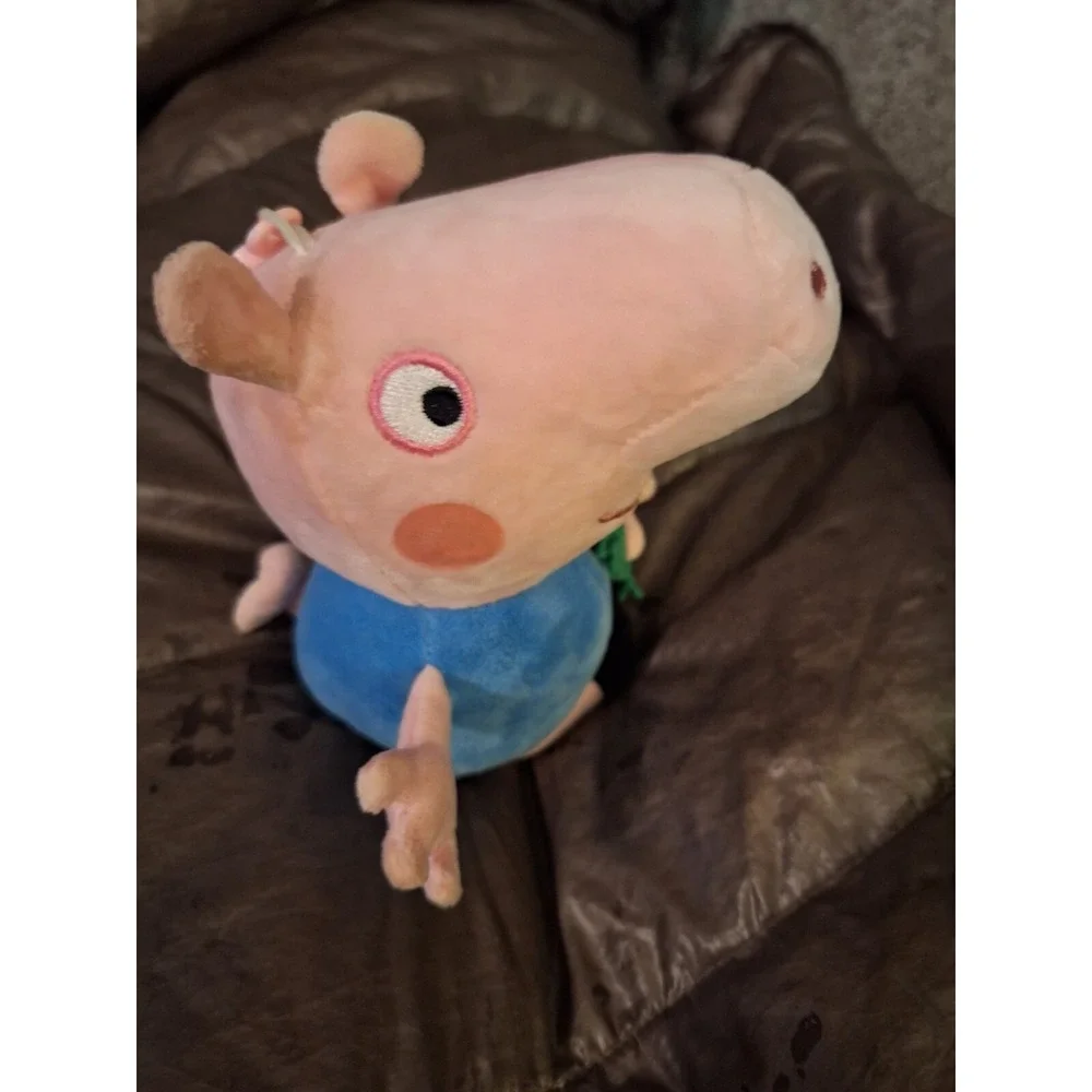 Peppas Brother George Pig w/Dinosaur-Ty Stuffed Animal/Plush 7 